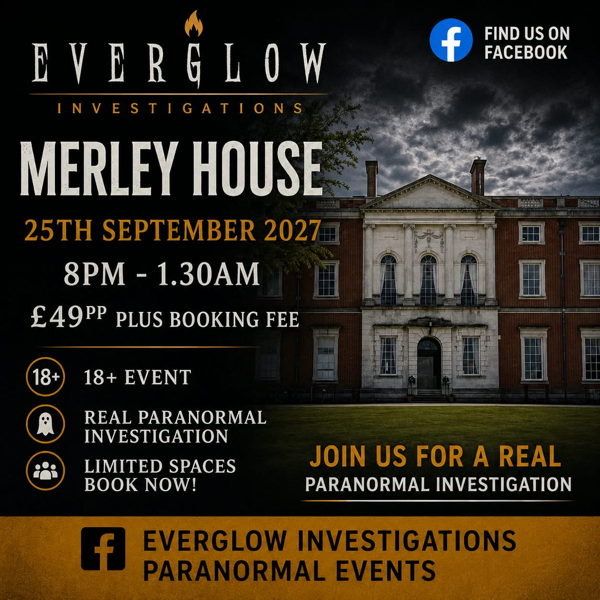 Merley House Ghost Hunt in Wimborne, Dorset – Explore a Haunted Historic Mansion